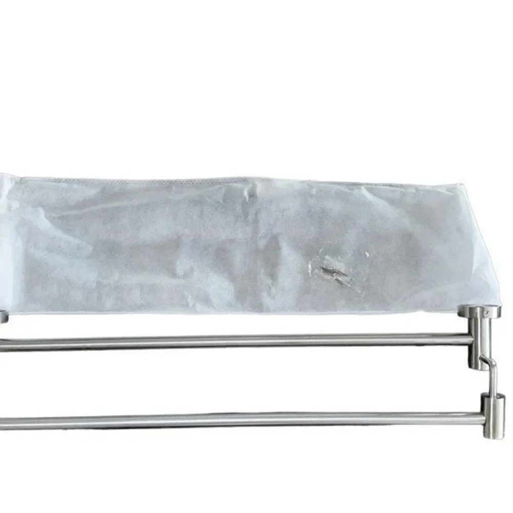 *NEW*Set Of 2 TocTen Stainless Steel Thicken Wall Mounted Double Bath Towel Bar